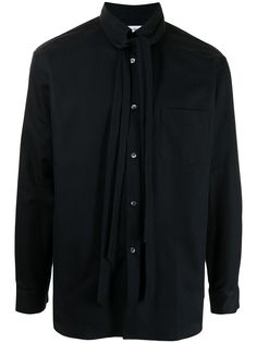 Comme Des Garçons Shirt рубашка с завязками на воротнике