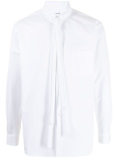 Comme Des Garçons Shirt рубашка с завязками на воротнике