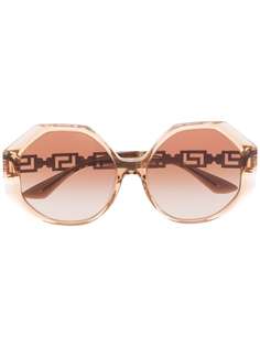 Versace Eyewear солнцезащитные очки в массивной оправе