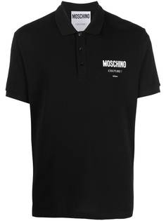 Moschino рубашка поло с логотипом