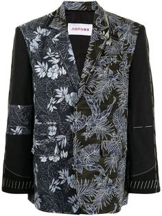 JUST IN XX пиджак с цветочным принтом