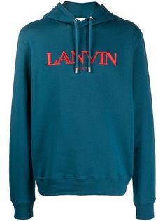 LANVIN худи с вышитым логотипом