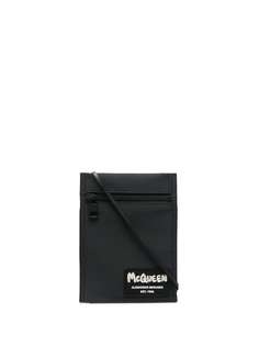 Alexander McQueen сумка на плечо с нашивкой-логотипом