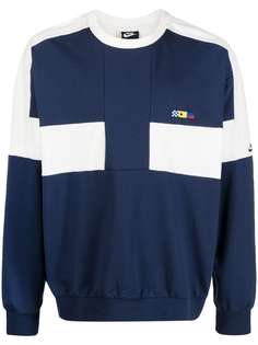 Nike двухцветная толстовка