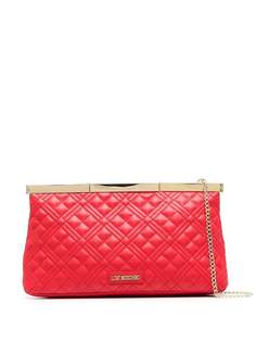 Love Moschino стеганый клатч из искусственной кожи