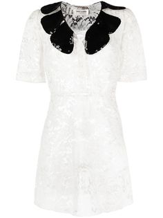 Saint Laurent платье с вышивкой пайетками