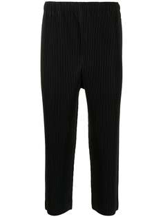 Homme Plissé Issey Miyake укороченные плиссированные брюки