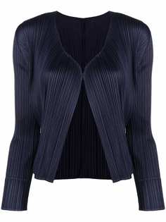 Pleats Please Issey Miyake плиссированный кардиган