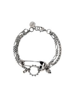 Alexander McQueen цепочный браслет с подвесками