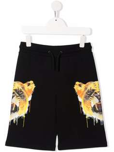 Marcelo Burlon County Of Milan Kids TIGER SHORT PANT BLACK SAND