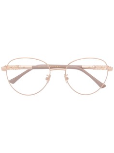 Jimmy Choo Eyewear очки в круглой оправе с заклепками