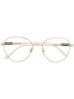 Jimmy Choo Eyewear очки в круглой оправе с заклепками