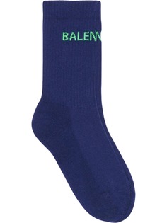 Balenciaga носки вязки интарсия с логотипом