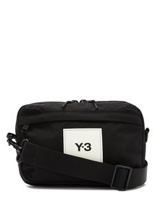 Y-3 сумка-мессенджер с нашивкой-логотипом