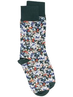 YMC носки с цветочным узором