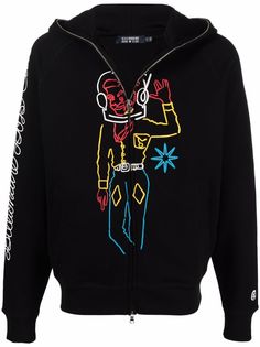 Billionaire Boys Club худи на молнии с графичным принтом