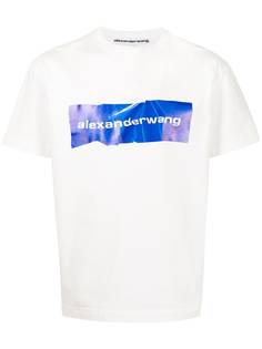Alexander Wang футболка Crumpled с логотипом