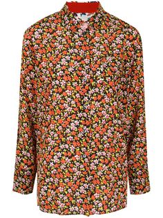 PAUL SMITH рубашка Mabel с цветочным принтом