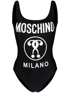 Moschino купальник Double Question Mark