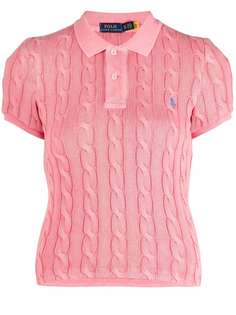 Polo Ralph Lauren рубашка поло фактурной вязки