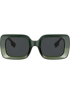 Burberry Eyewear солнцезащитные очки Delilah в прямоугольной оправе