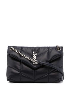 Saint Laurent стеганая сумка на плечо Loulou