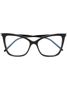 Saint Laurent Eyewear очки 386 в оправе кошачий глаз