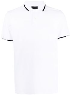 Emporio Armani рубашка поло с полосками
