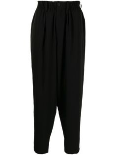 Yohji Yamamoto брюки со складками