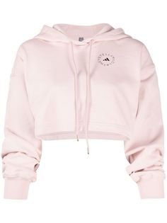 adidas by Stella McCartney укороченное худи с логотипом