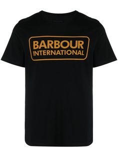 Barbour футболка с логотипом