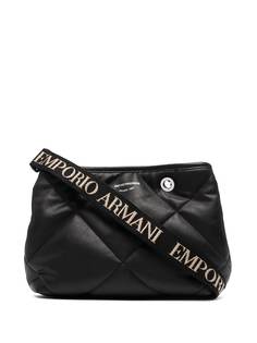Emporio Armani маленькая стеганая сумка-тоут