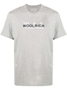 Woolrich футболка с логотипом
