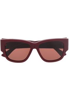 Bottega Veneta Eyewear солнцезащитные очки в квадратной оправе