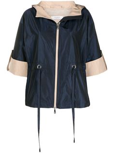 Peserico куртка с контрастными вставками и короткими рукавами