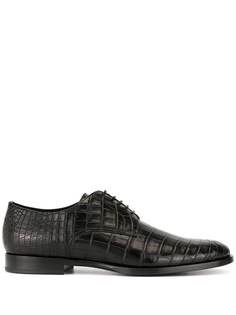 Dolce & Gabbana туфли с тиснением под кожу крокодила
