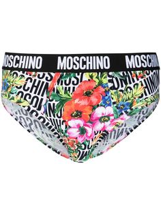 Moschino трусы-брифы с логотипом