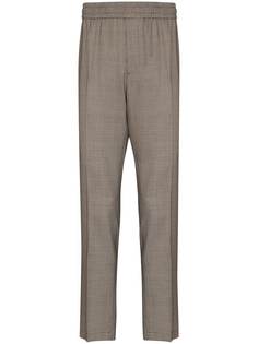 Salvatore Ferragamo прямые брюки в клетку