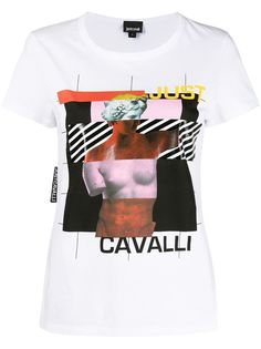 Just Cavalli футболка с принтом