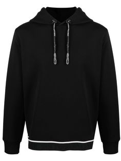 Emporio Armani жаккардовая толстовка с капюшоном