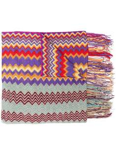 M Missoni шарф с узором зигзаг