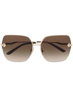 Dolce & Gabbana Eyewear солнцезащитные очки Devotion в массивной оправе