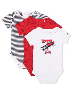 Tommy Hilfiger Junior комплект из трех комбинезонов для новорожденного