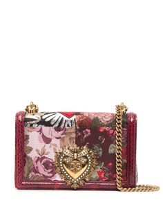 Dolce & Gabbana жаккардовая сумка на плечо Devotion