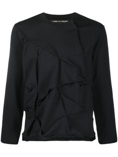 Comme Des Garçons Homme Plus джемпер асимметричного кроя со сборками