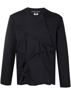 Comme Des Garçons Homme Plus топ с длинными рукавами и сборками