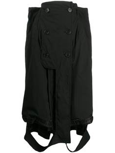Maison Margiela деконструированная длинная юбка