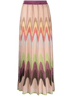 M Missoni юбка в технике кроше с узором зигзаг