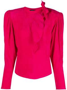 Isabel Marant структурированная блузка с оборками