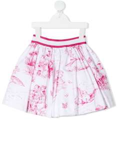 Monnalisa юбка с принтом